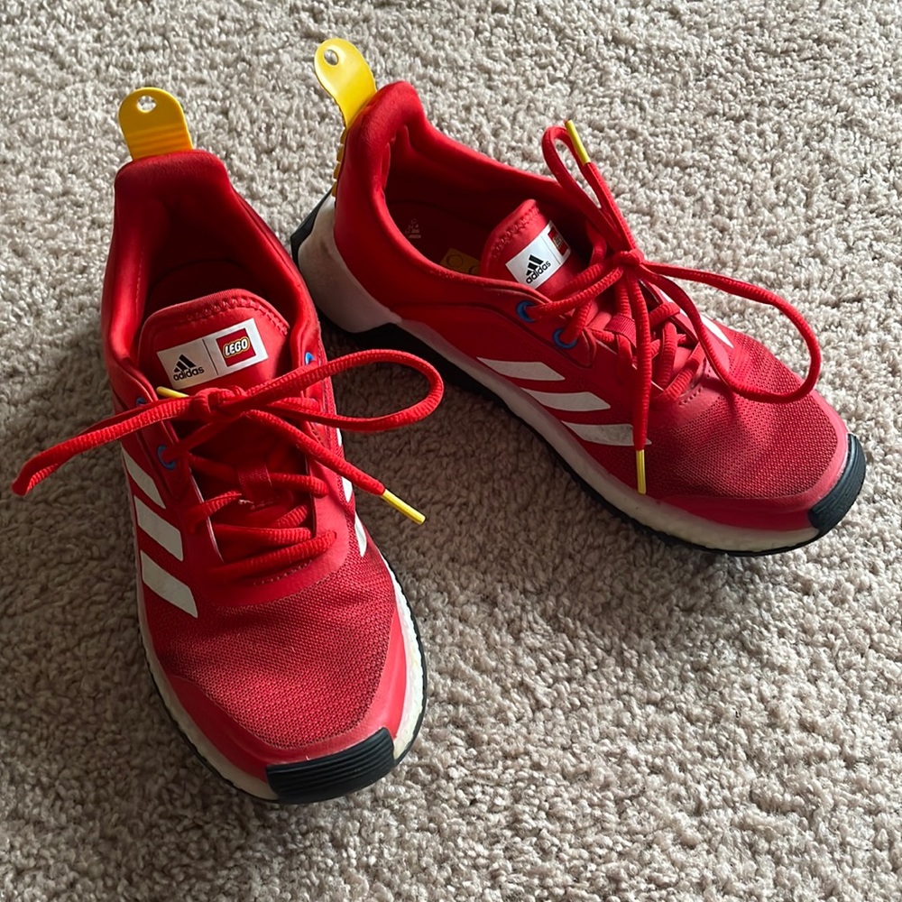 Lightly used Lego adidas sneakers